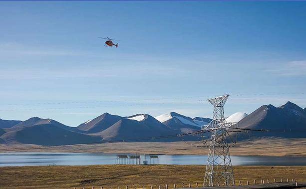西藏倾斜摄影展现名胜的景色